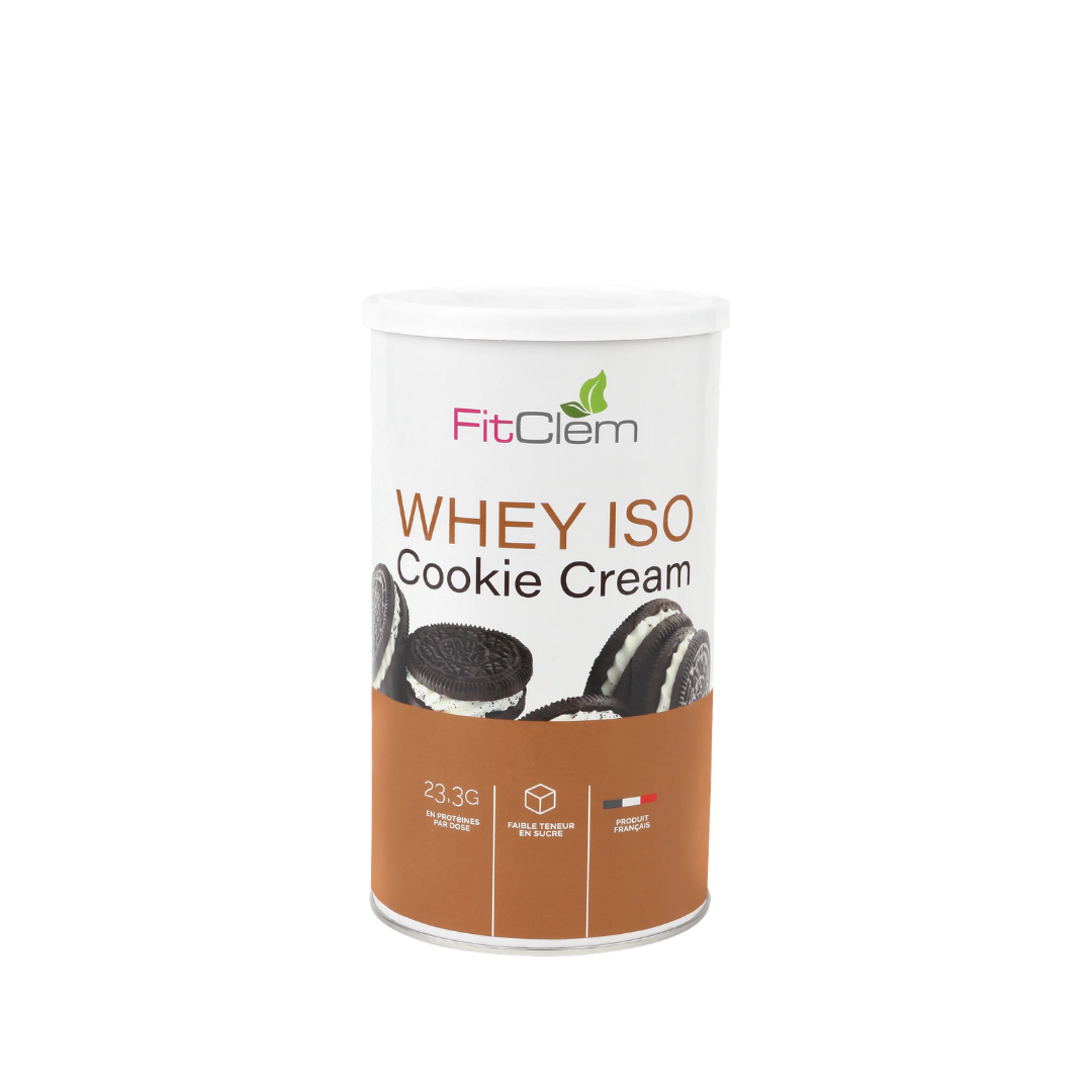 Whey Iso Cookie Cream | Faible en lactose, protéine pur à 90%